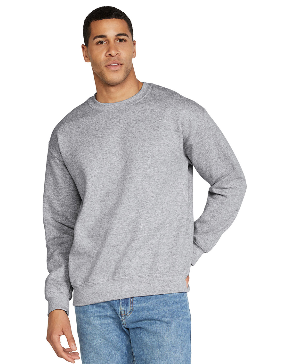 Crew neck shop grey