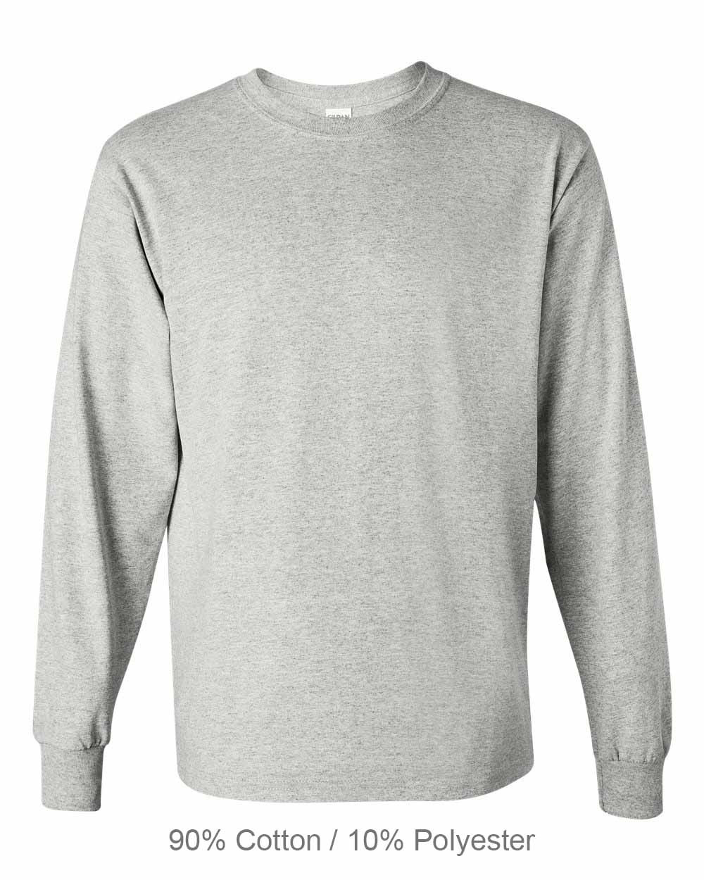long sleeve grey tee