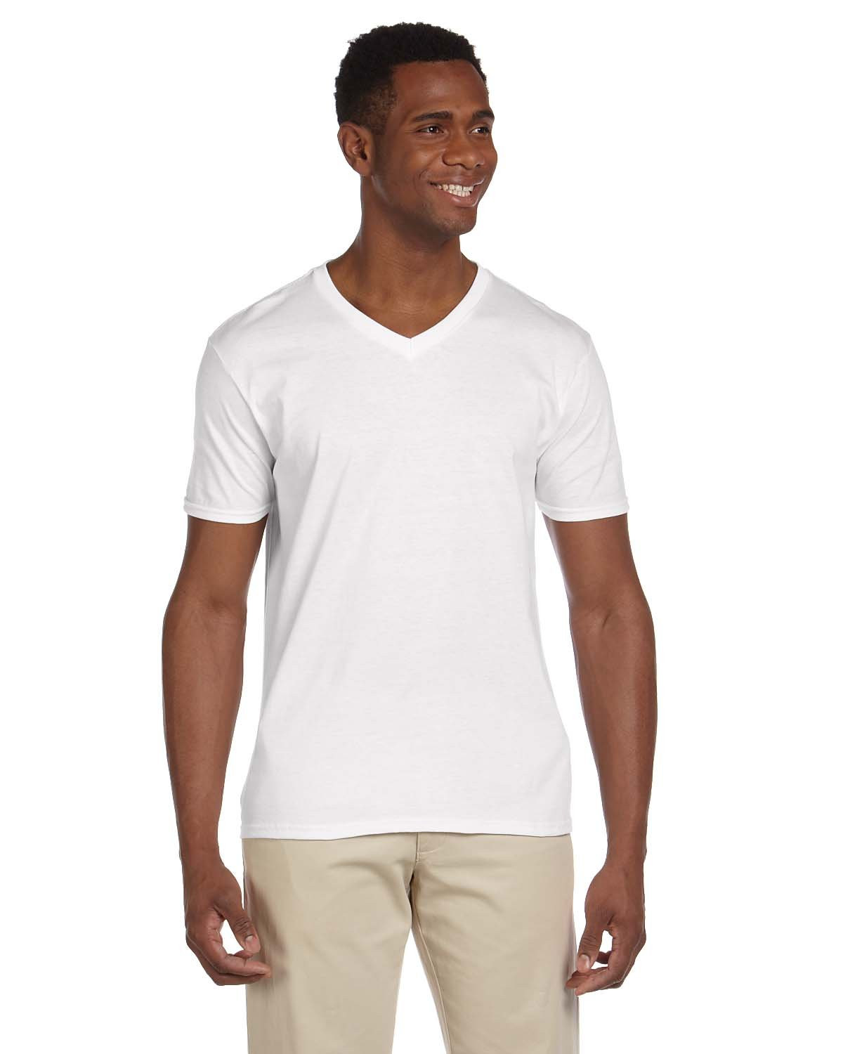 Gildan 64V00 Softstyle® V-Neck T-Shirt - BlankClothing.ca