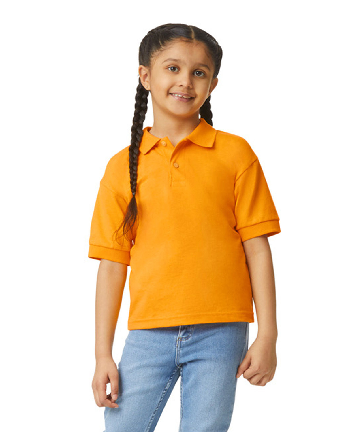 Gildan G880B Youth 6 oz., 50/50 Jersey Polo Shirt