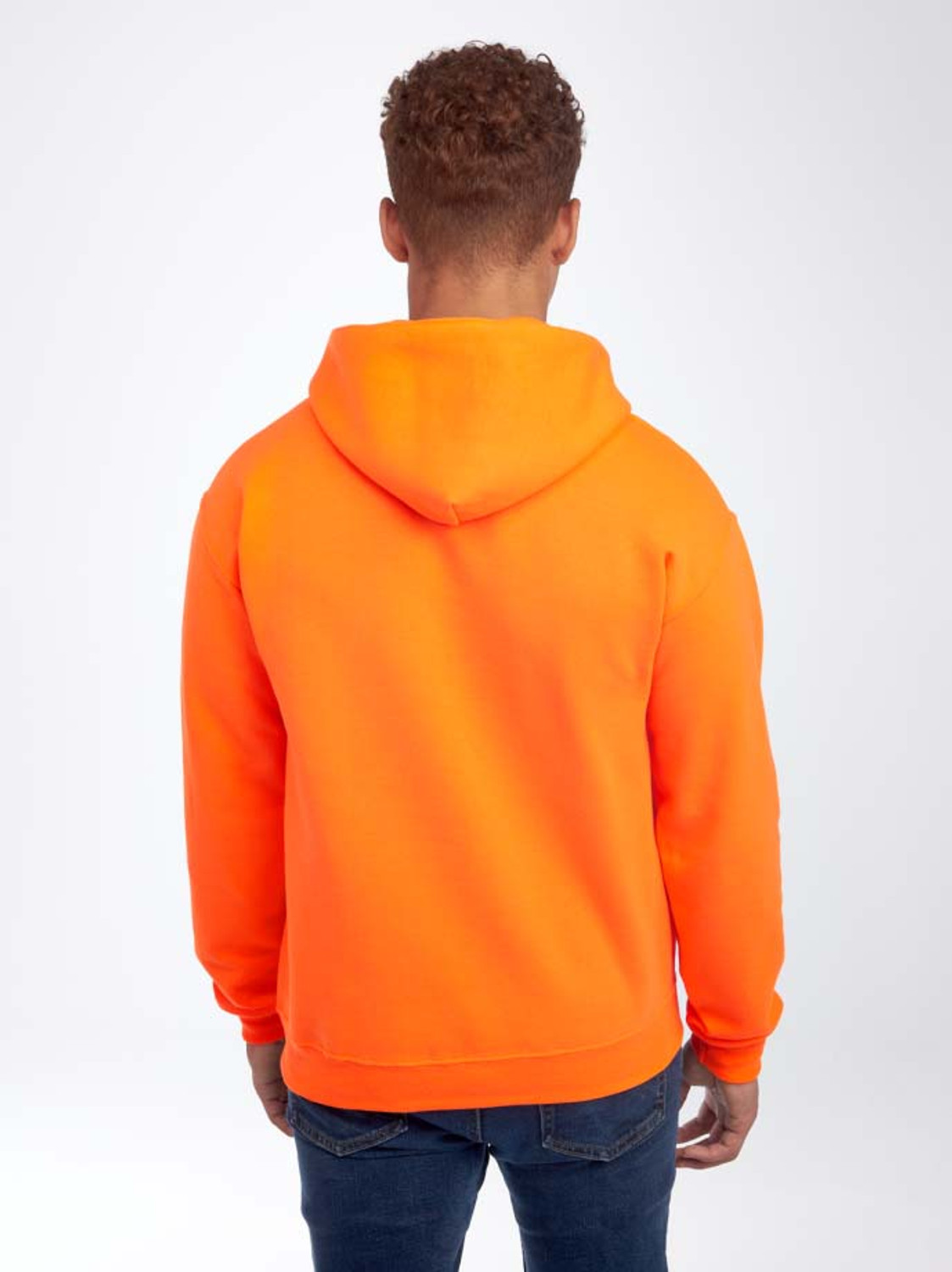 Orange clearance fleece pullover