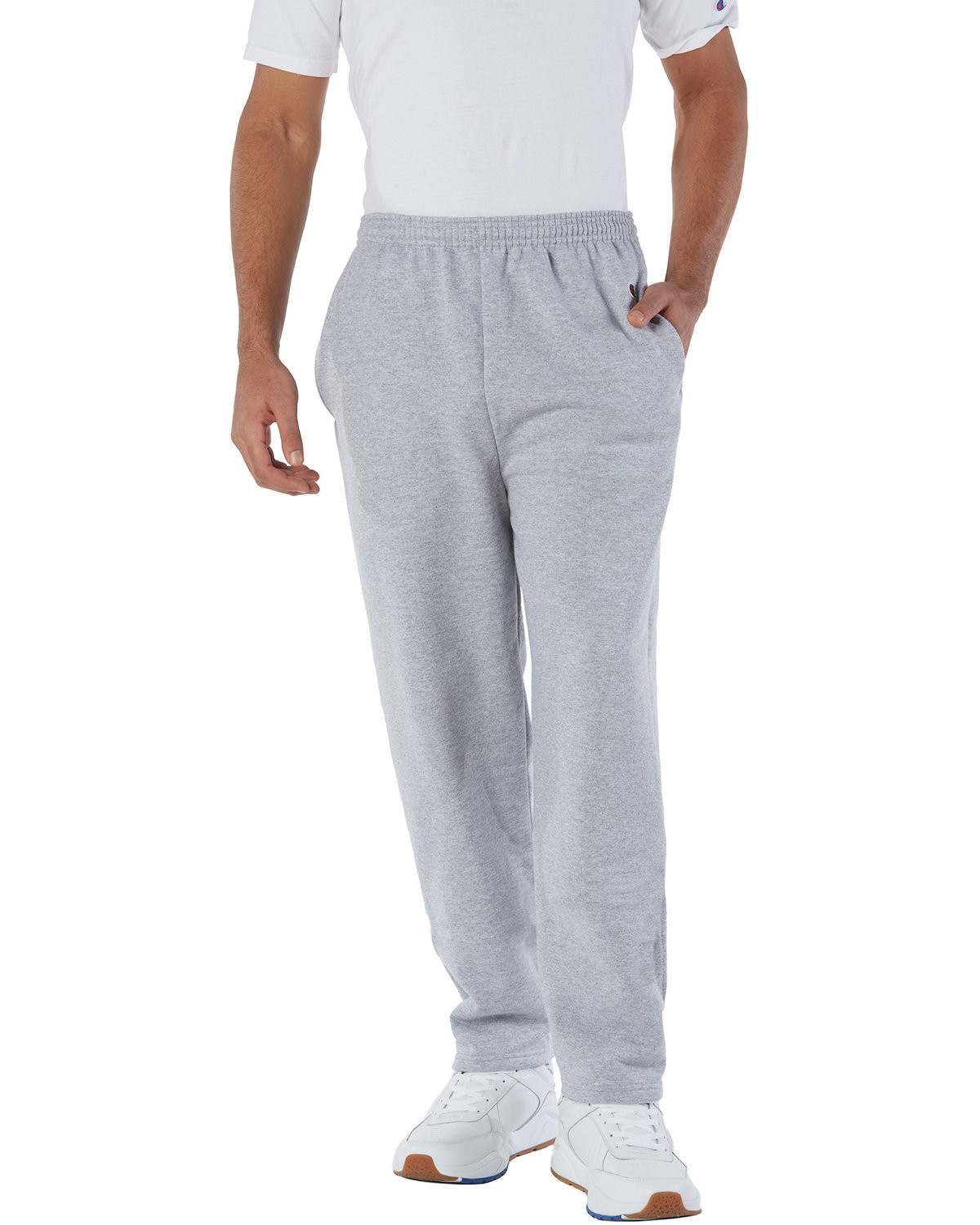 Champion P800 Powerblend® Open-Bottom Fleece Pant with Pockets