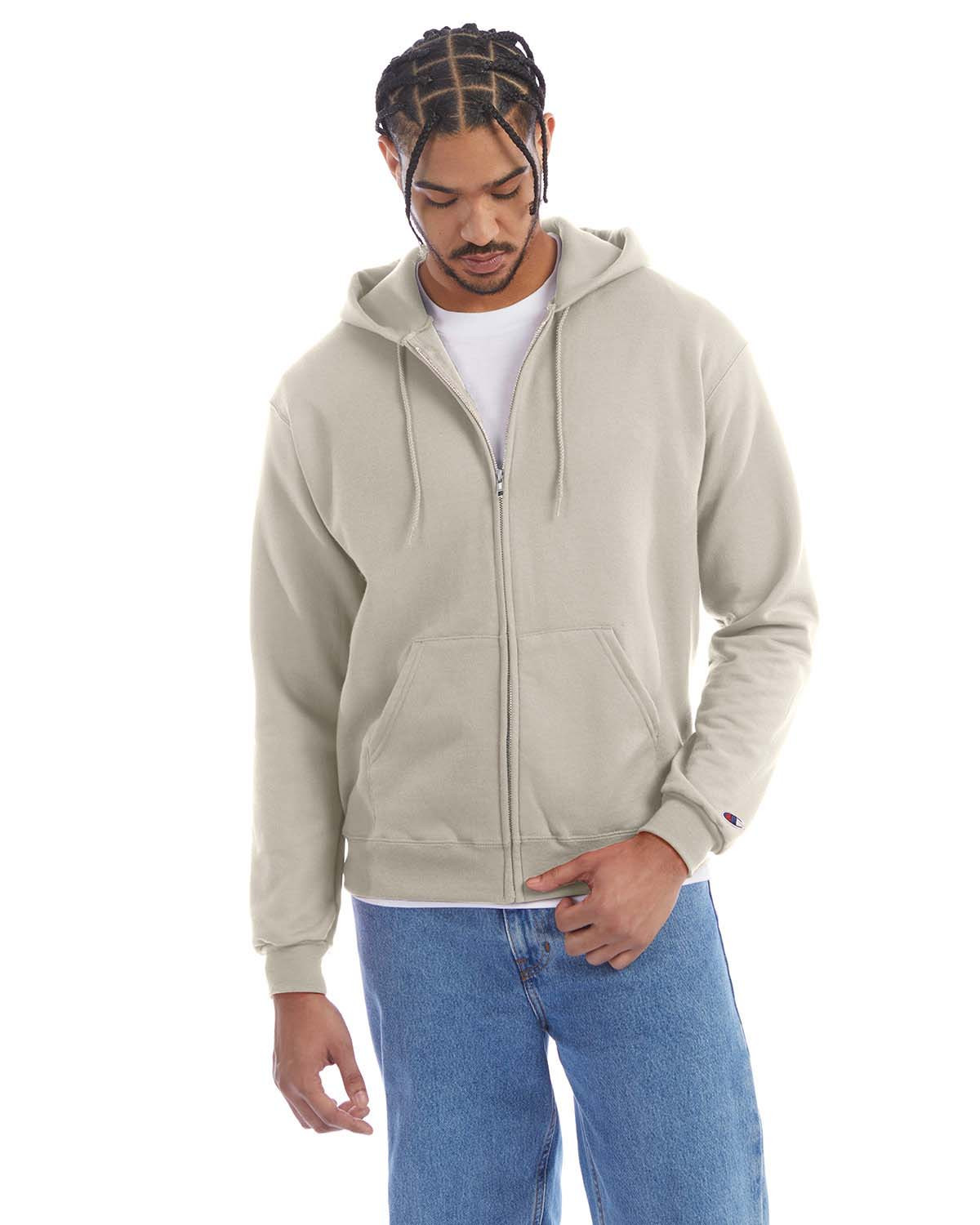 Champion S800 Powerblend® Full-Zip Hooded Sweatshirt - BlankClothing.ca