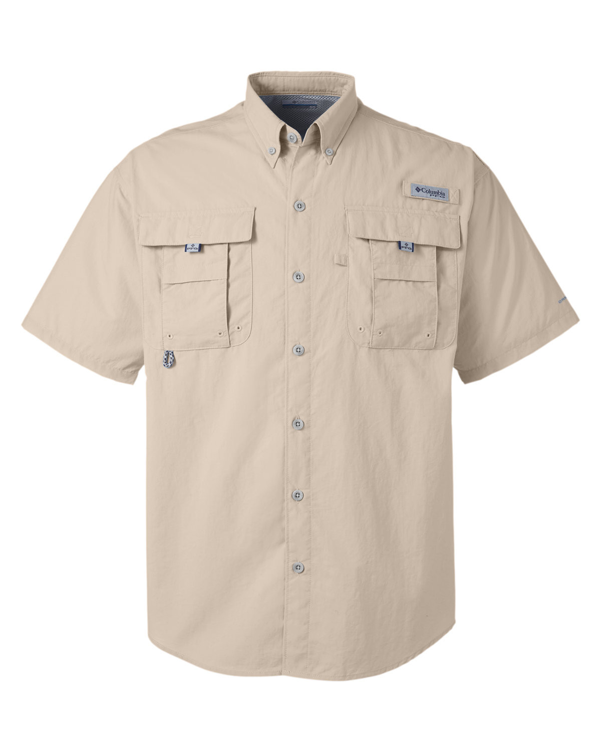 Columbia 7047 - Men's Bahama II Short-Sleeve Shirt - FOSSIL - L