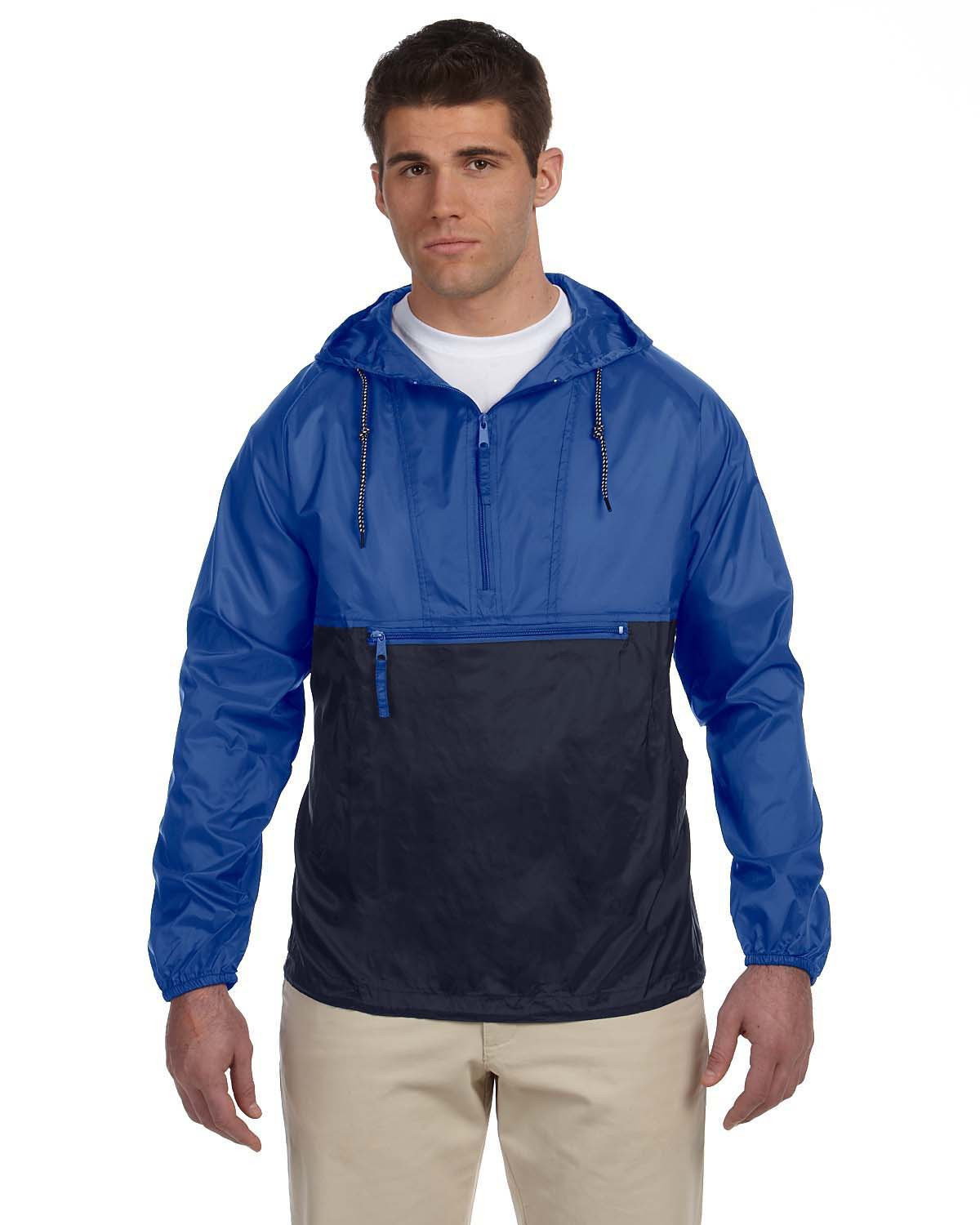 Harriton M750 Packable Nylon Jacket - BlankClothing.ca