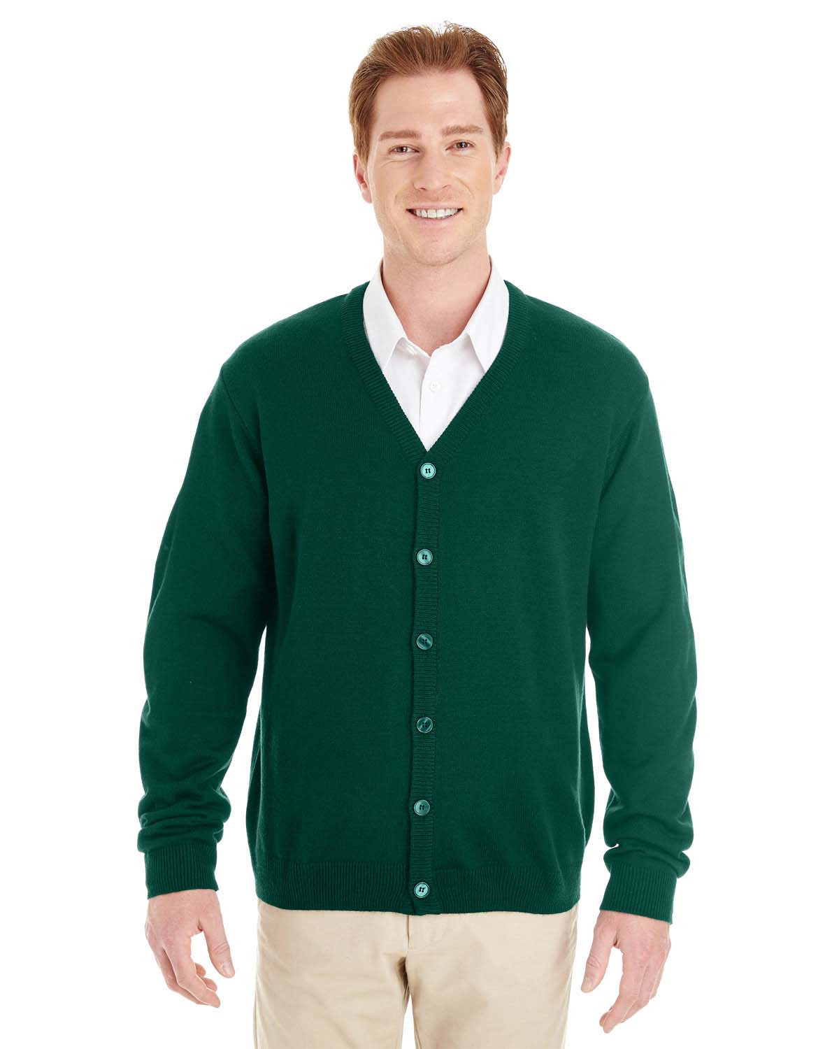 Men's v neck cardigan clearance sweater