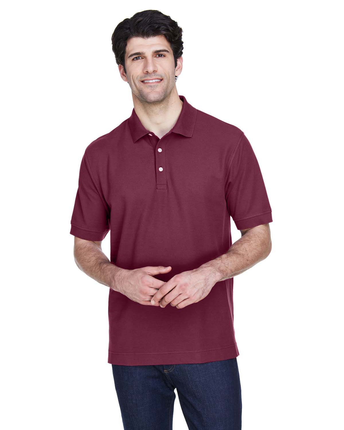 Devon & Jones D100 Men's Pima Pique Polo Shirt