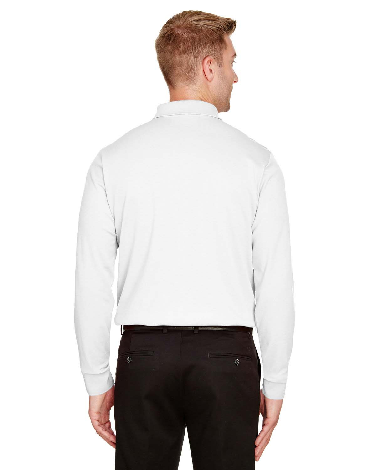 トップス MAN-TLE LongSleeve Polo sizeM Core 365 88192T Tall Pinnacle Performance Long-Sleeve Piqué Polo