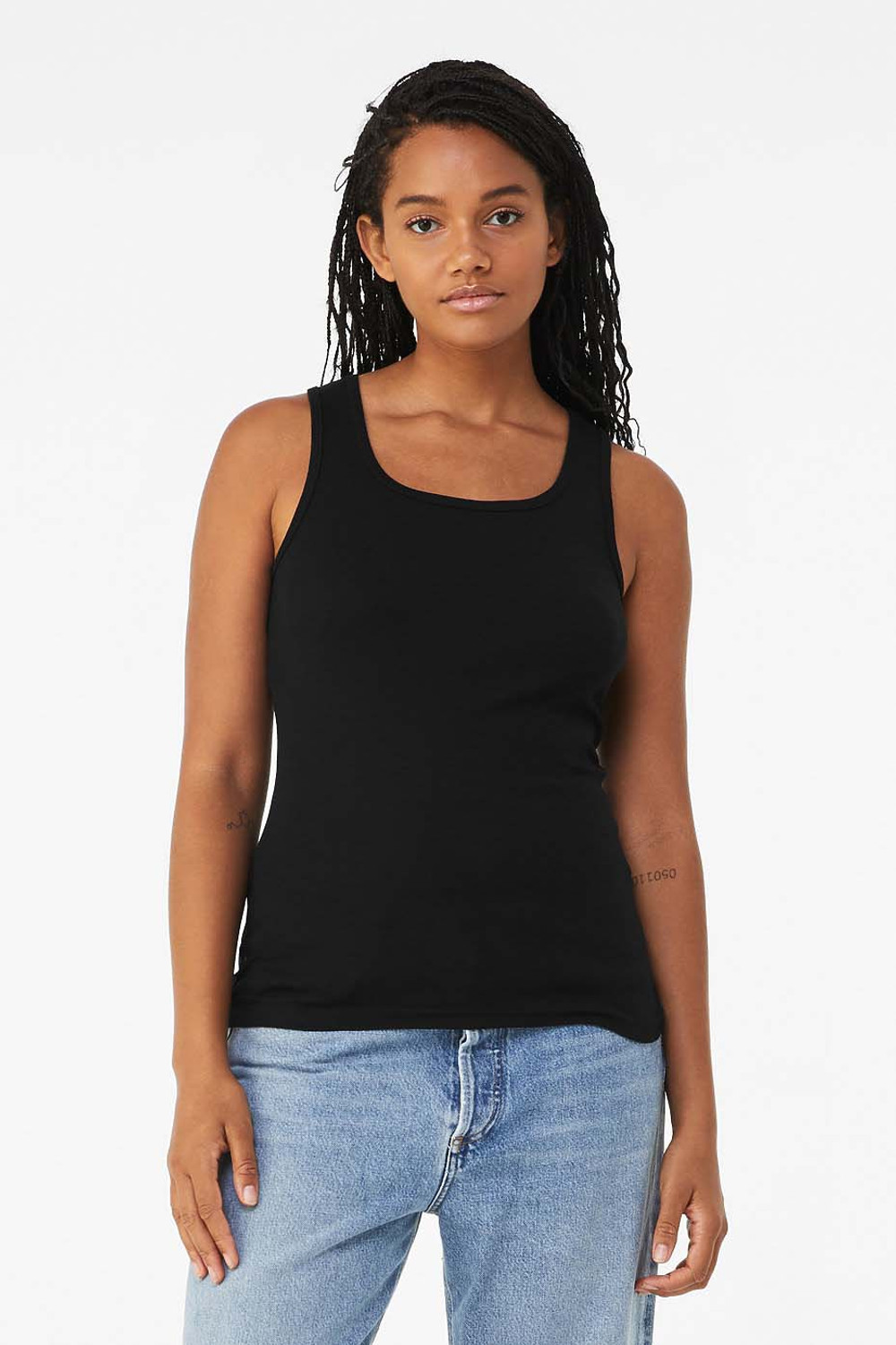 Bella Canvas 1080 Women s Baby Rib Tank Top BlankClothing.ca