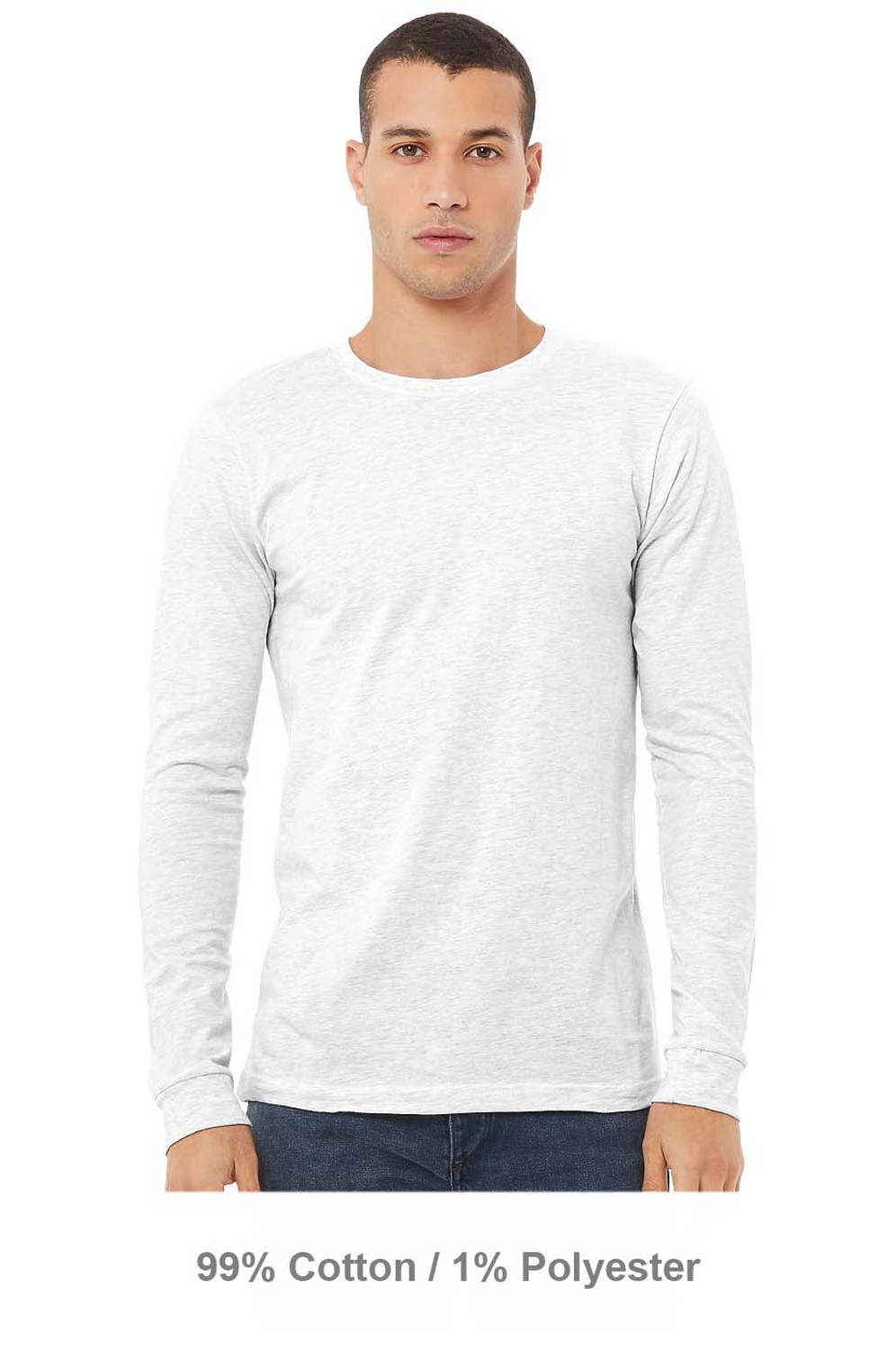 Bella Canvas 3501 Jersey Long Sleeved T shirt BlankClothing.ca