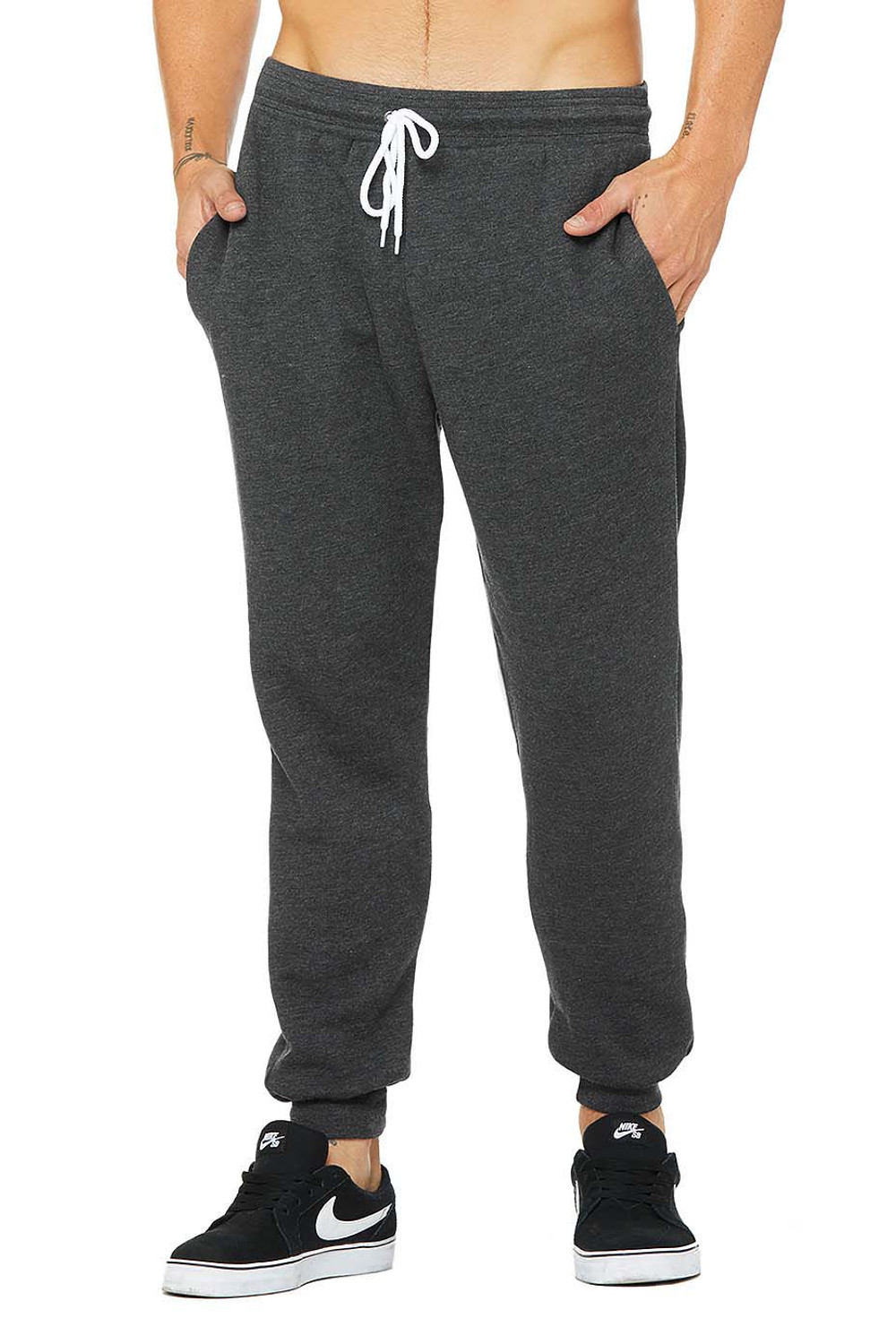 Sweat joggers in 100% cotton - Light Gray