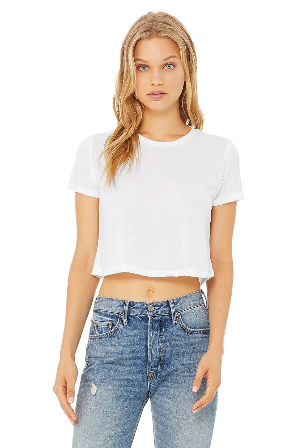 Bella+Canvas 8882 Women's Flowy Cropped T-shirt