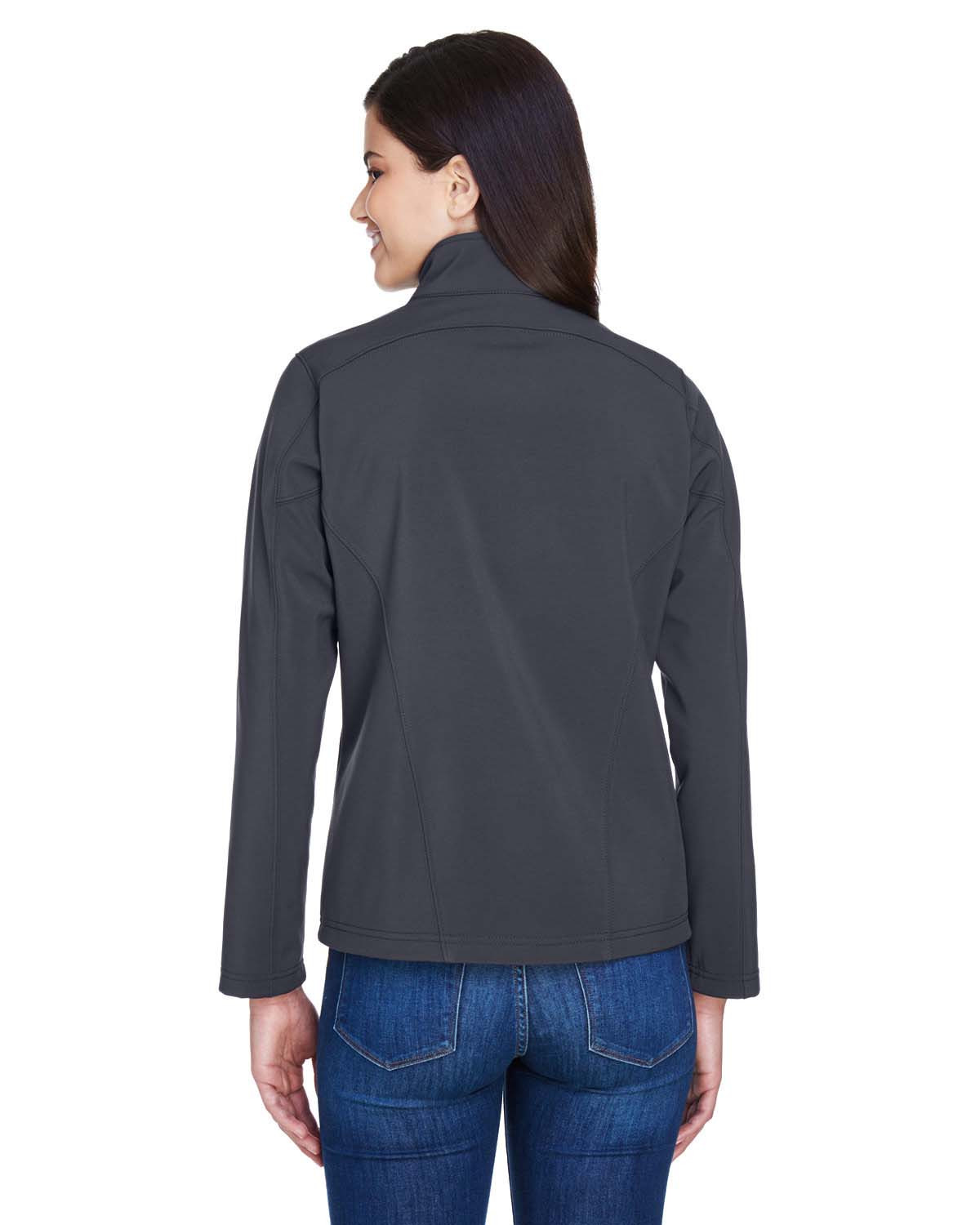 m Core365 78184 Ladies' Fleece Soft Shell Jacket - BlankClothing.ca