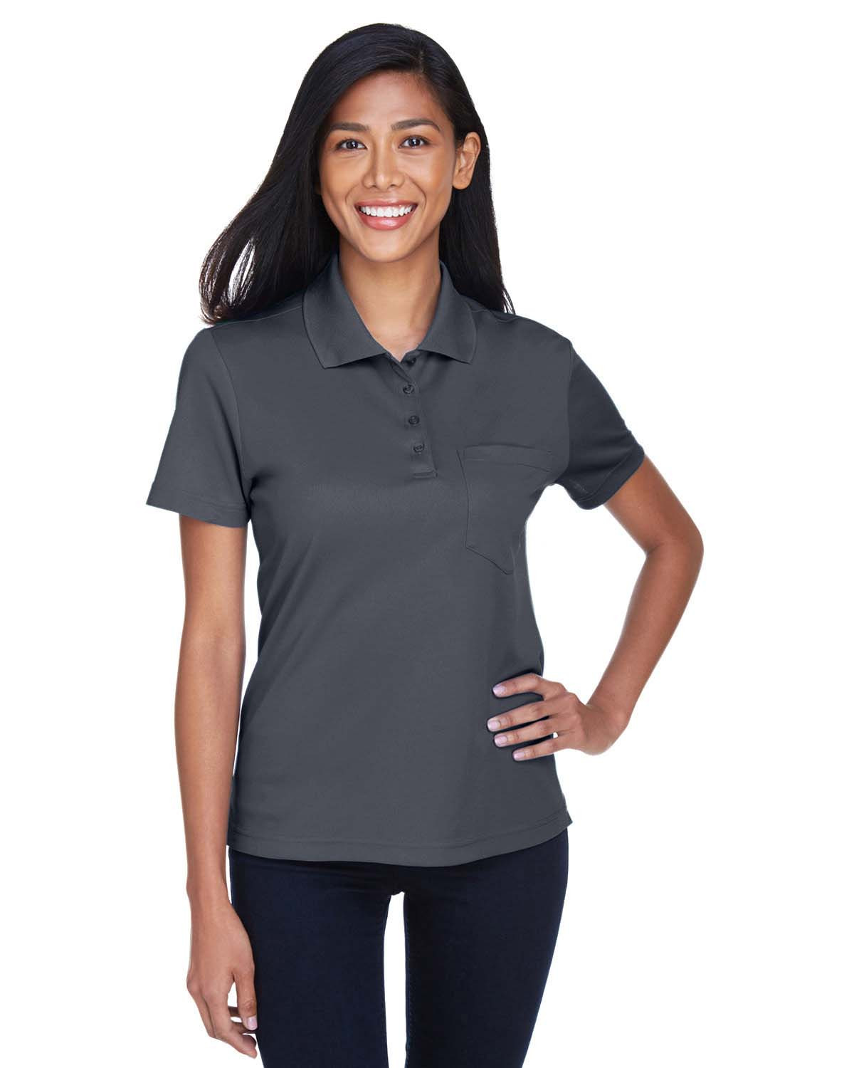 Women's Loose Fit Flowy Piqué Polo - Women's Polo Shirts - New In