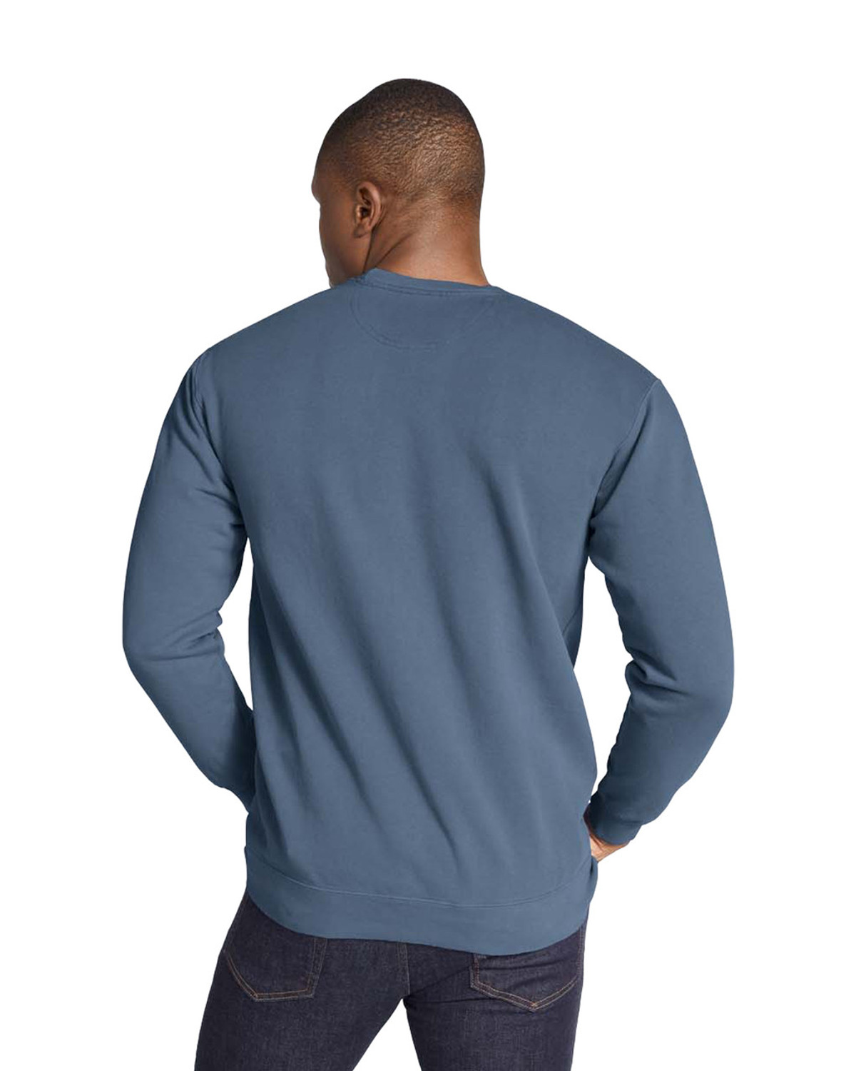 The Comfort Colors Adult Crewneck Sweatshirt - BLUE SPRUCE - M