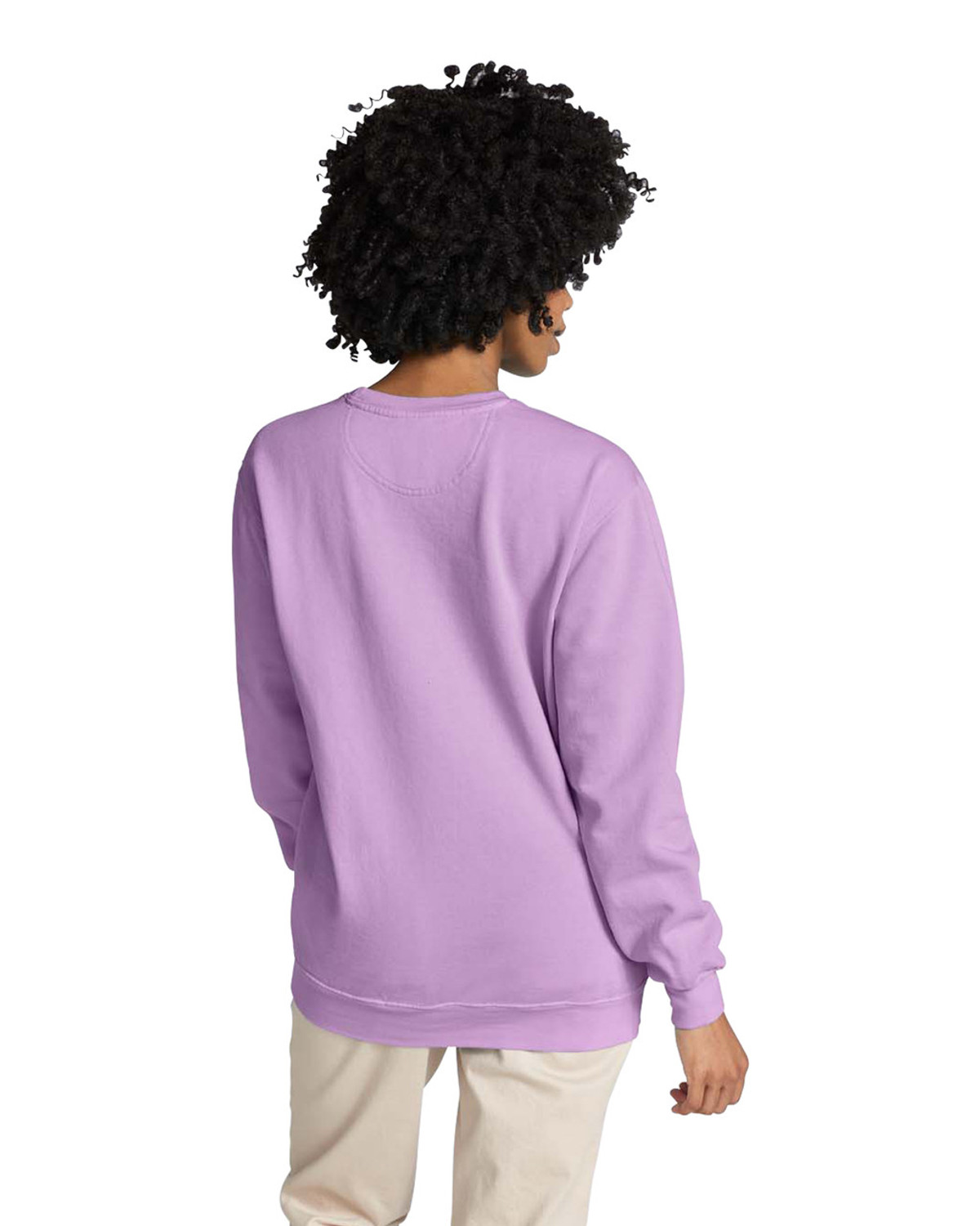 Comfort Colors - Garment-Dyed Sweatshirt - 1566 - S - Violet at   Men's Clothing store