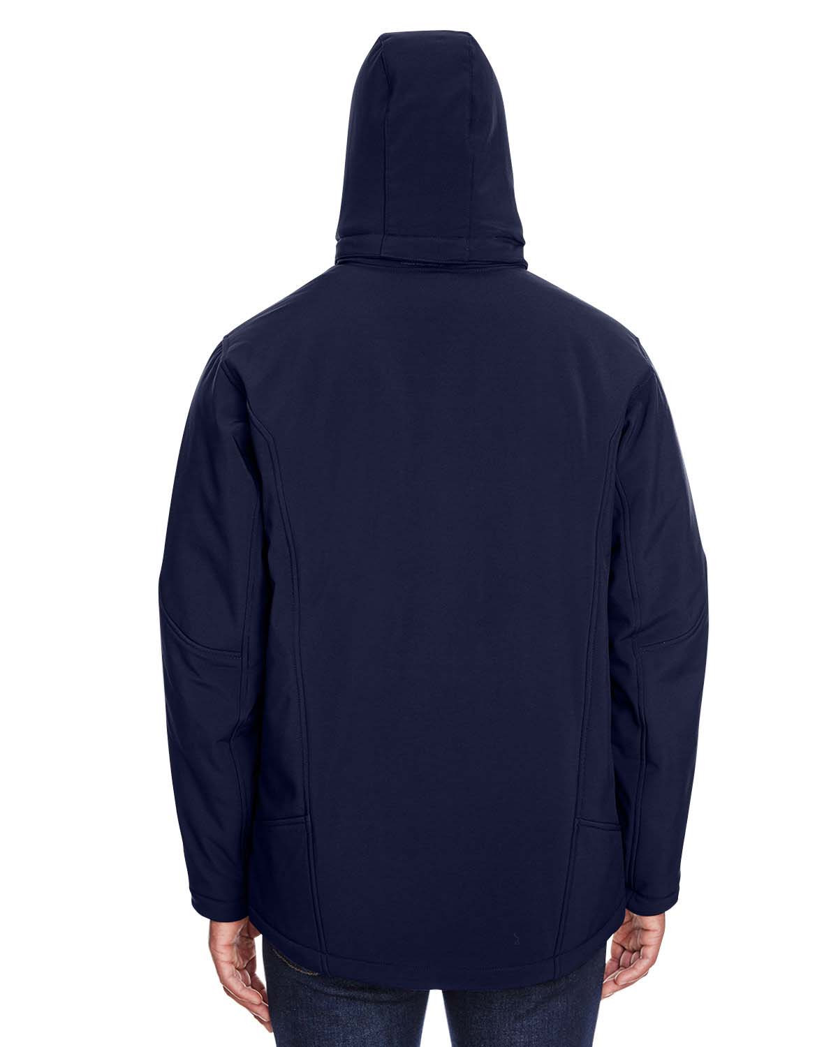 HOODED WATER REPELLENT SOFT SHELL JACKET