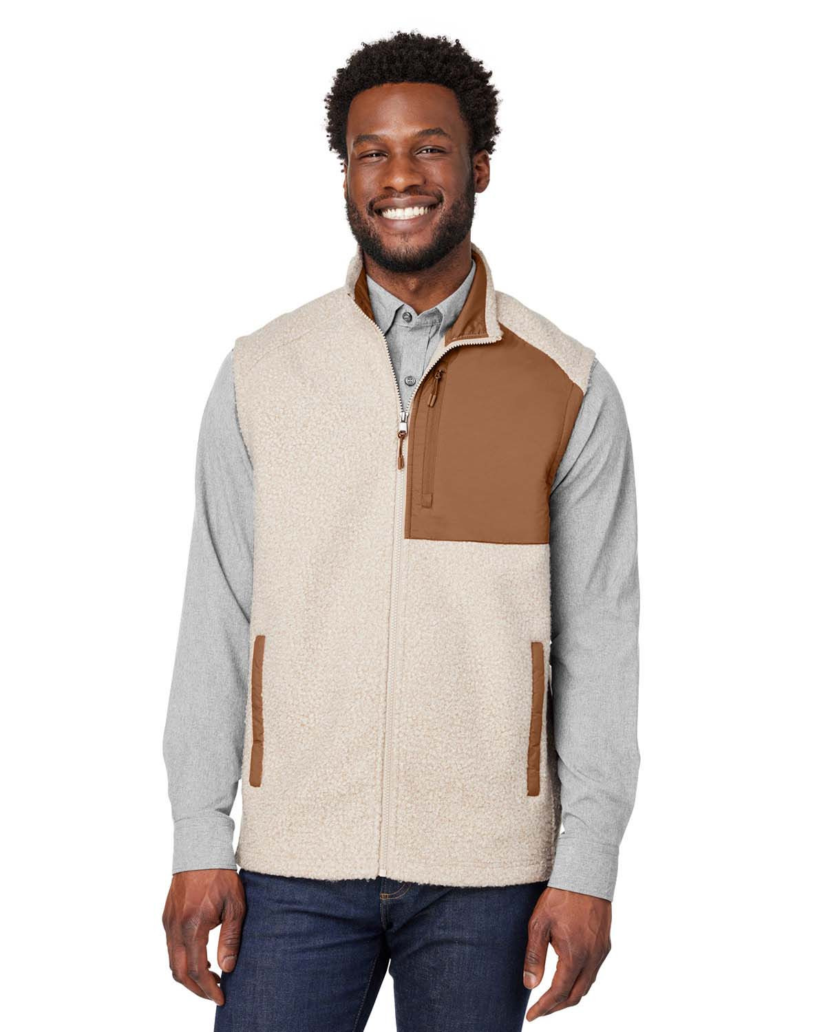 North End NE714 Men's Aura Sweater Fleece Vest