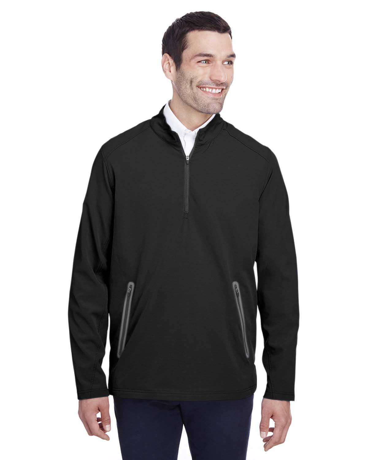 North End NE401 Men's Quest Stretch Quarter-Zip Sweatshirt