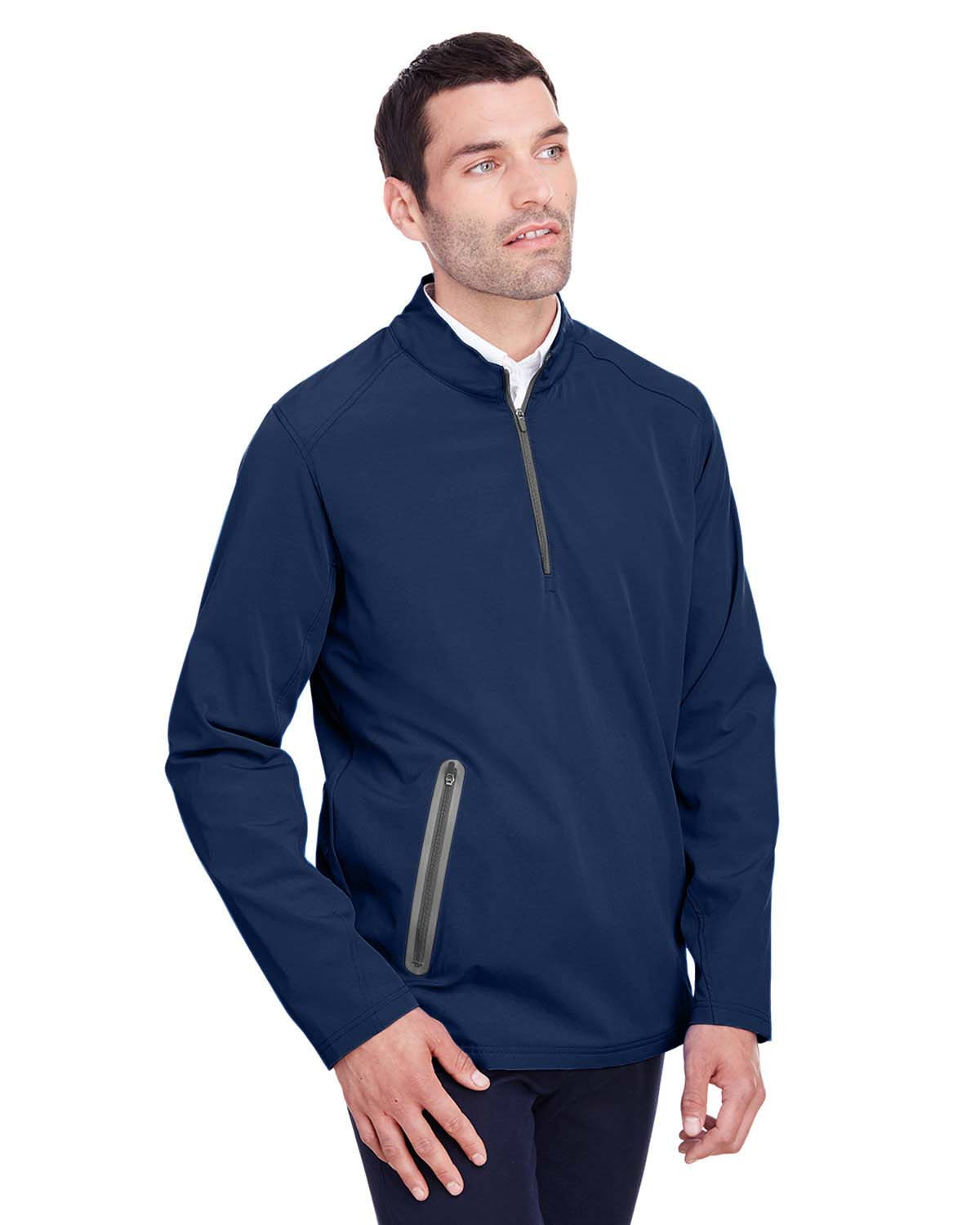 North End NE401 Men's Quest Stretch Quarter-Zip Sweatshirt