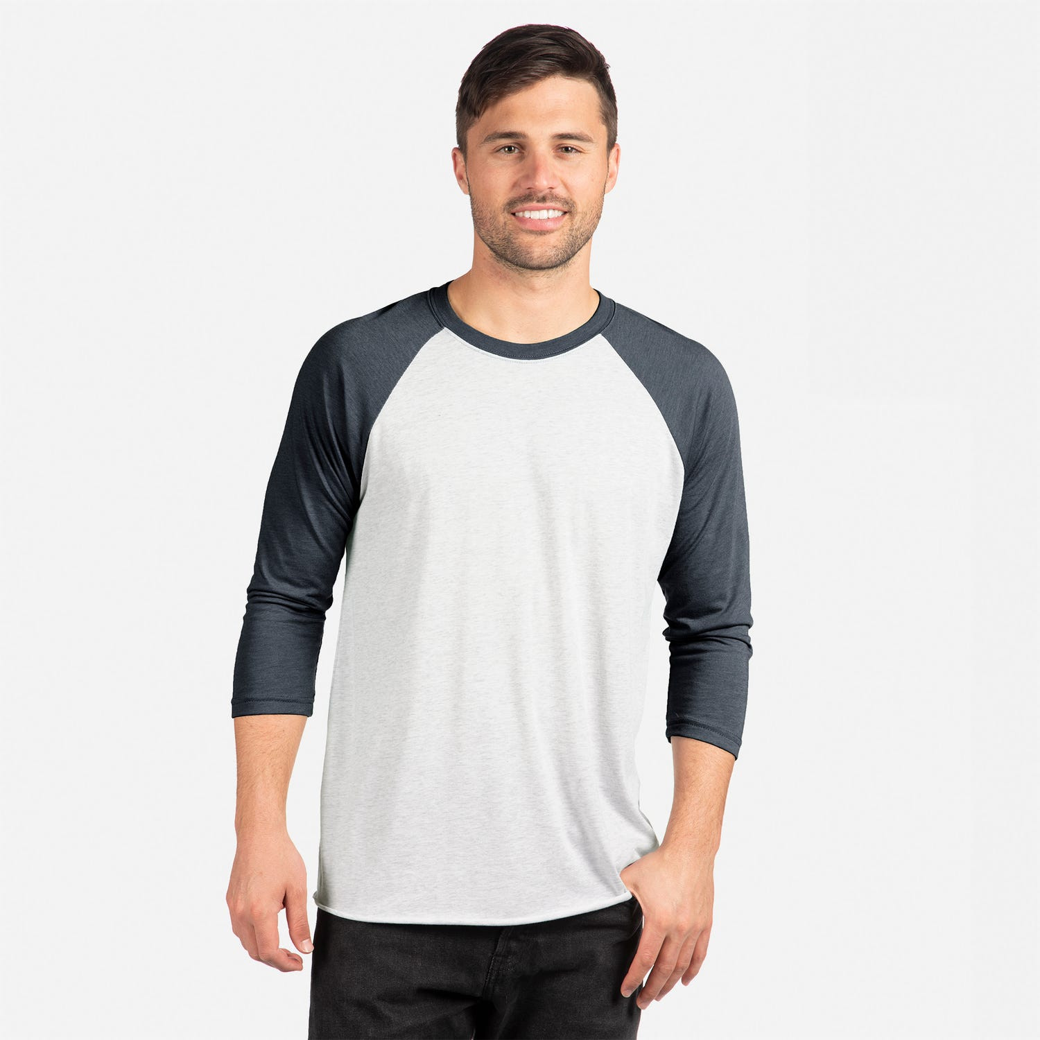 Next Level 6051 - Unisex Tri-Blend Three-Quarter Sleeve Raglan Tee