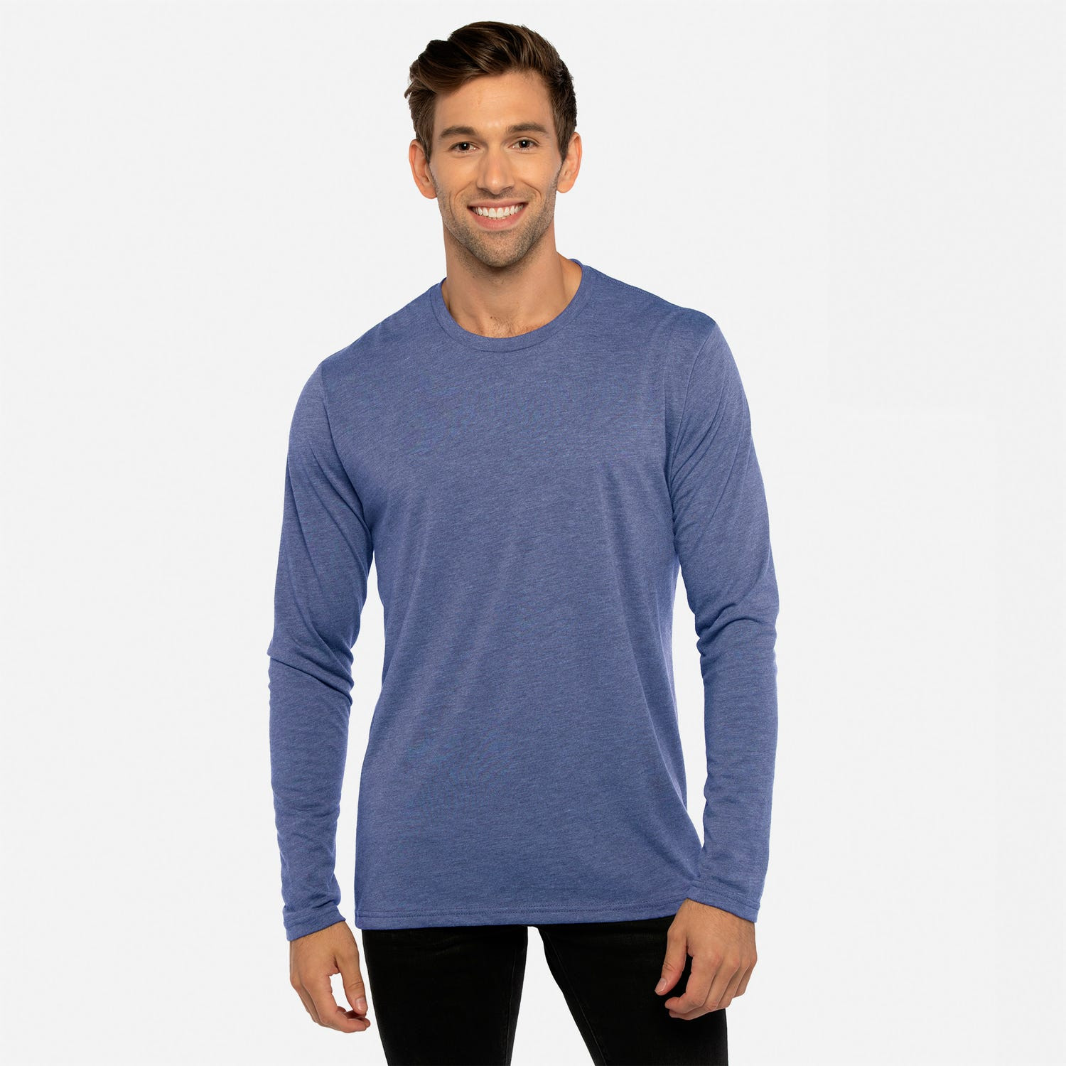 Basic T-shirt with long sleeves - T-shirts - CLOTHING - Man