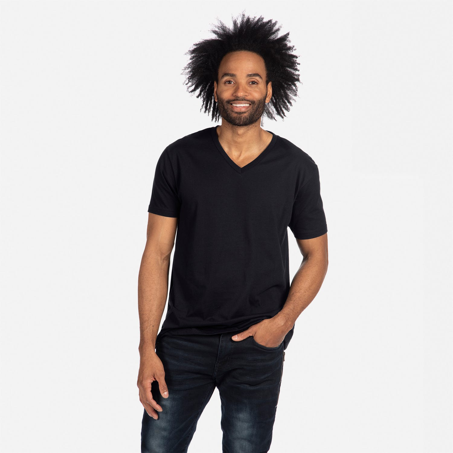 Next Level 6240 Men s CVC V Neck T shirt BlankClothing.ca