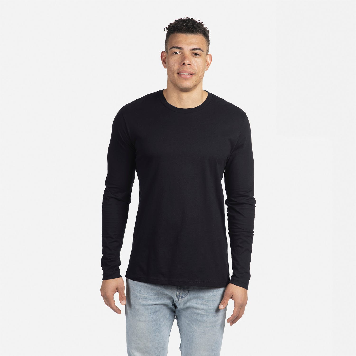 Next Level N3601 Men's Premium Fitted Long Sleeve Crew Tee -  BlankClothing.ca
