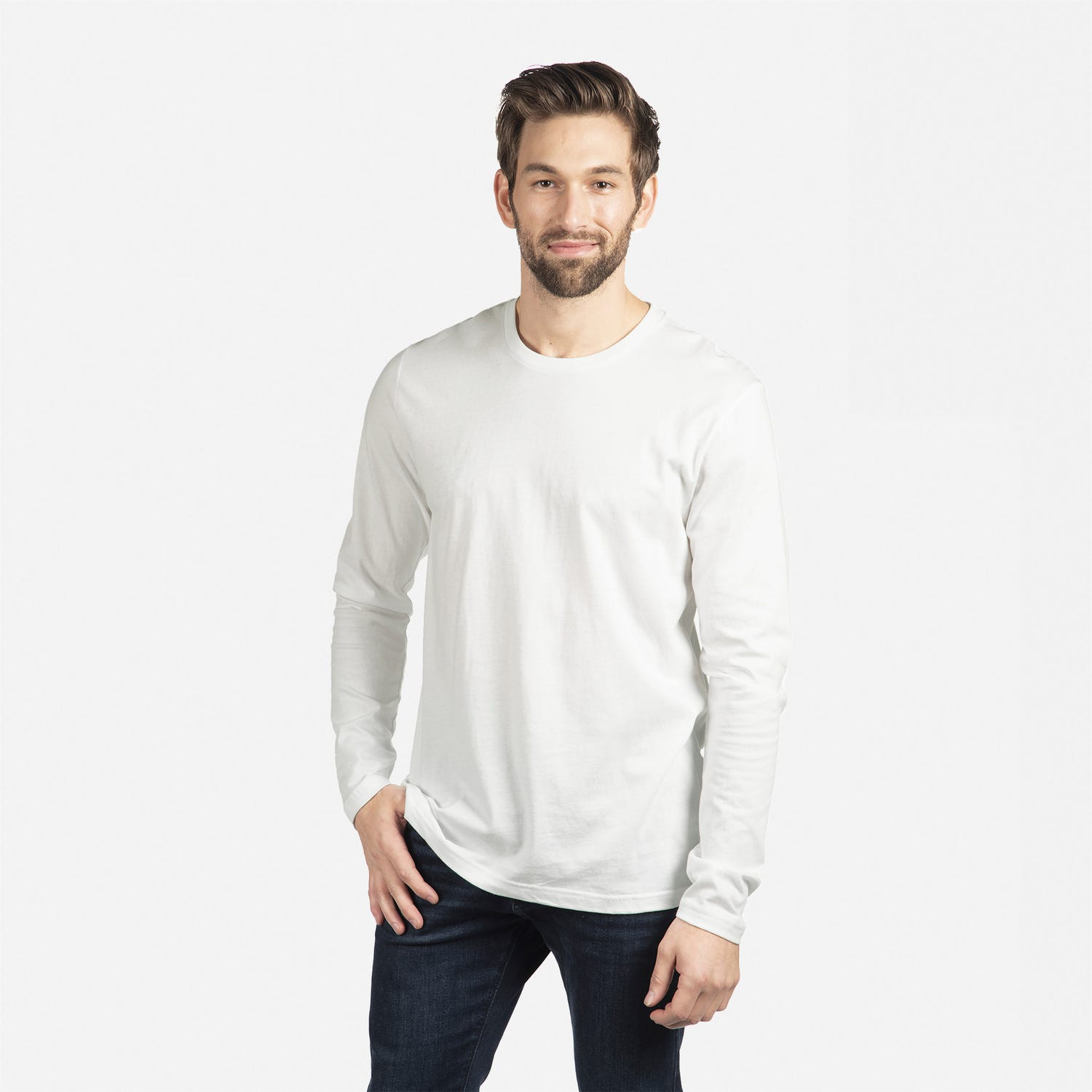 B91xZ Shirts for Men Scoop Neck Long Sleeve Shirts Fitted Tops