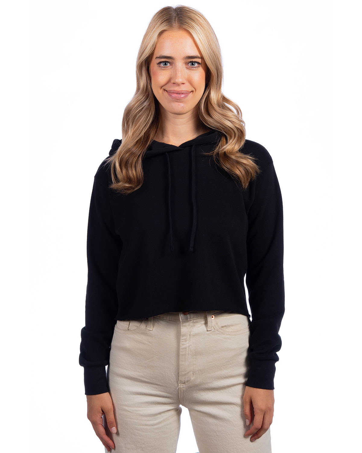 Next Level 9384 Ladies' Cropped Pullover Hooded Sweatshirt