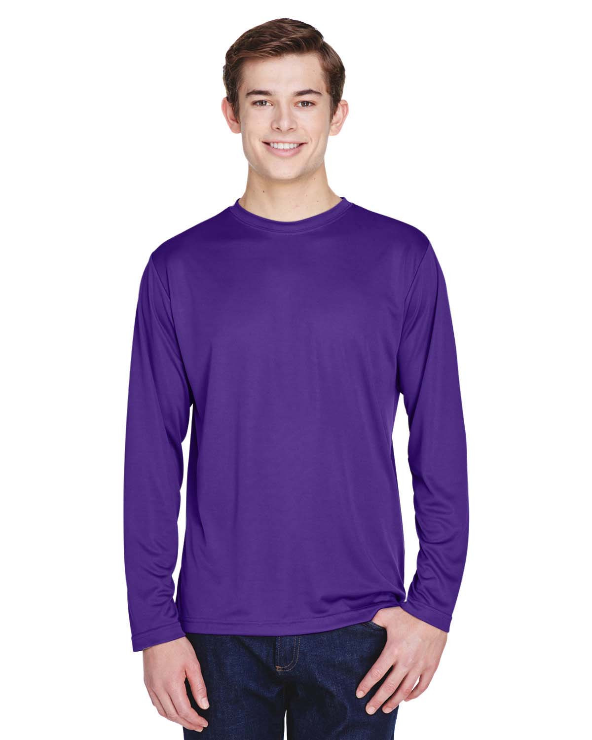 Team 365 TT11L Men's Performance Long Sleeve T-Shirt - BlankClothing.ca