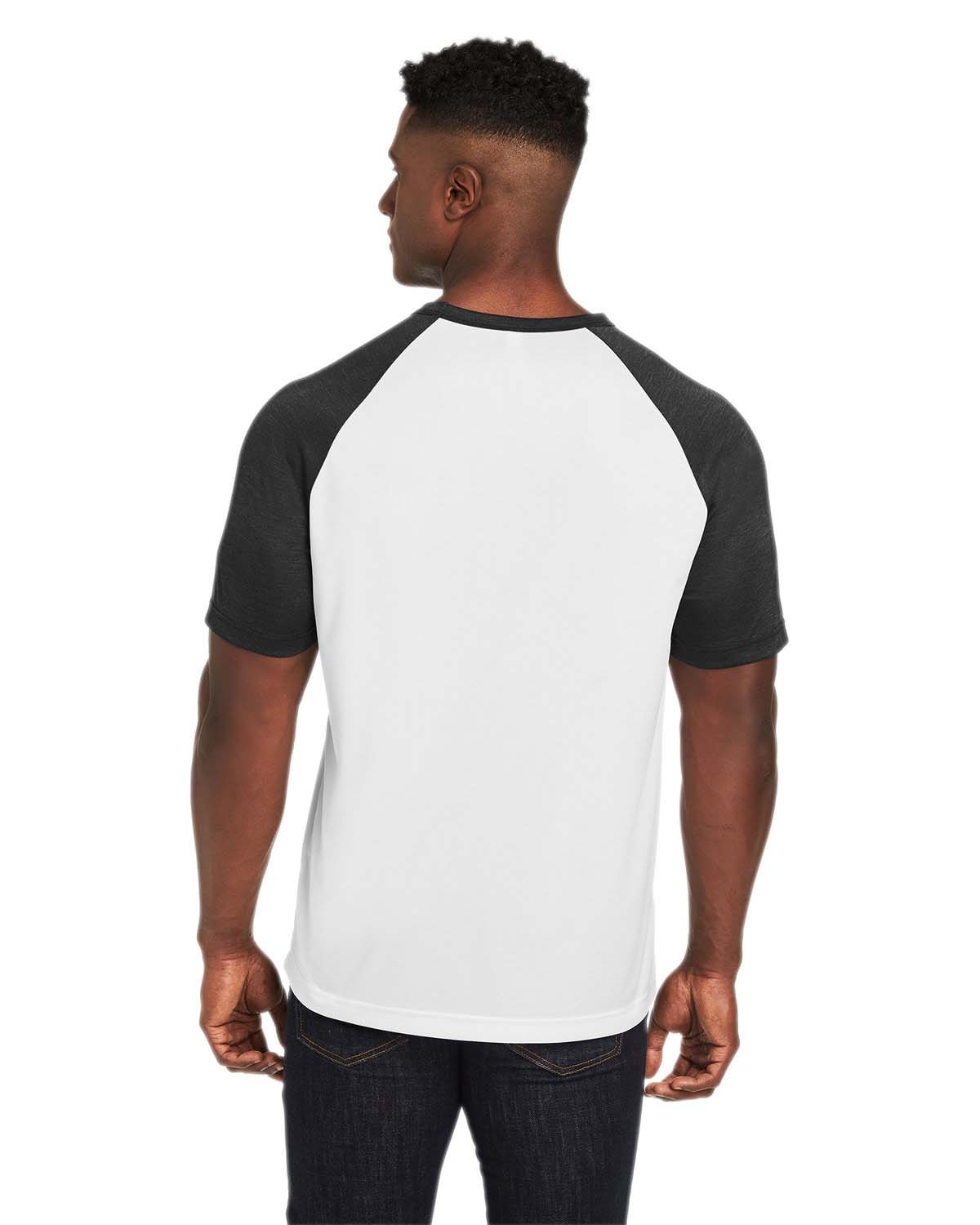 Team 365 TT62 Unisex Zone Colorblock Raglan T-Shirt - BlankClothing.ca