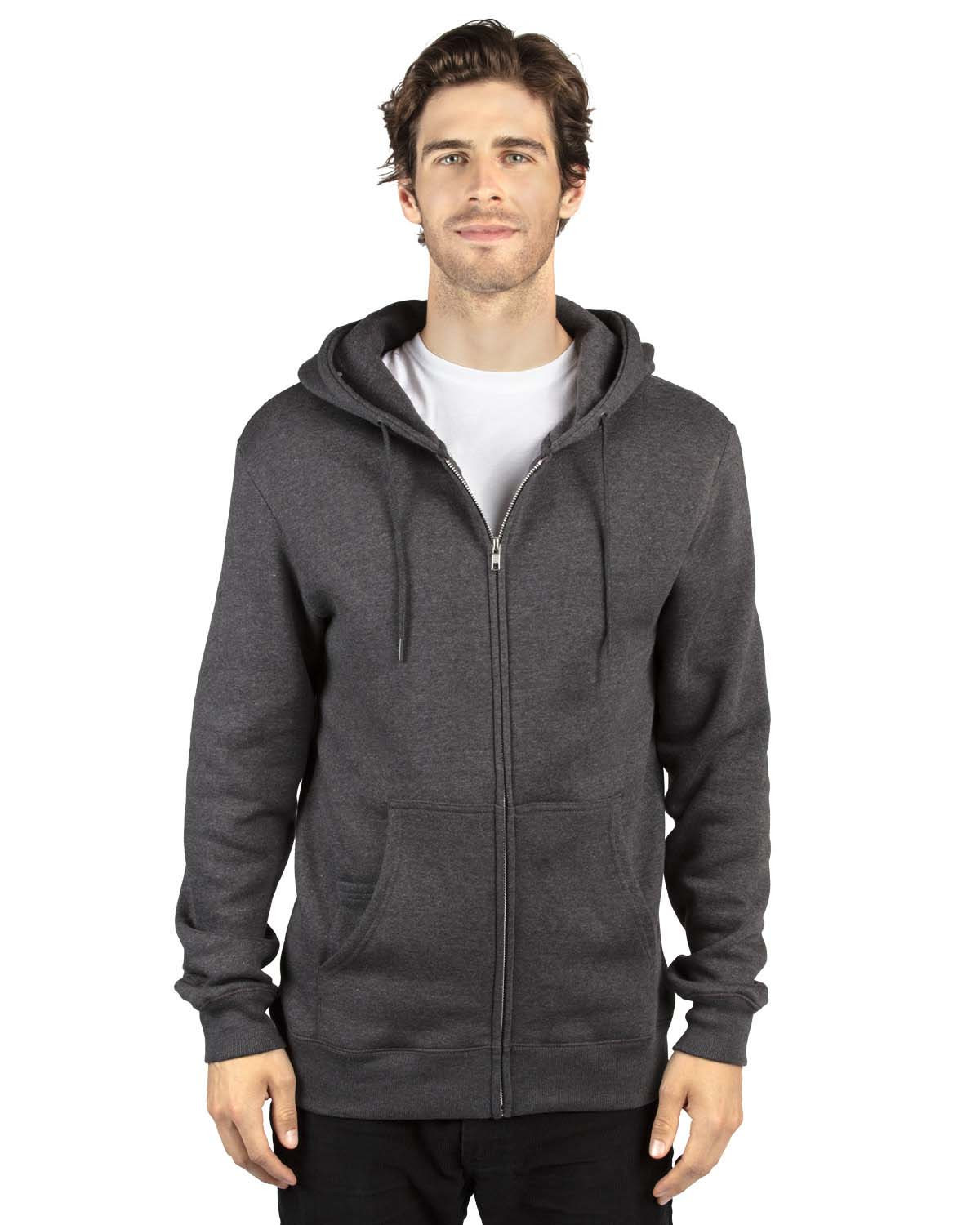 Cotton Blend Fleece Zip Hoodie at Rs 350/piece