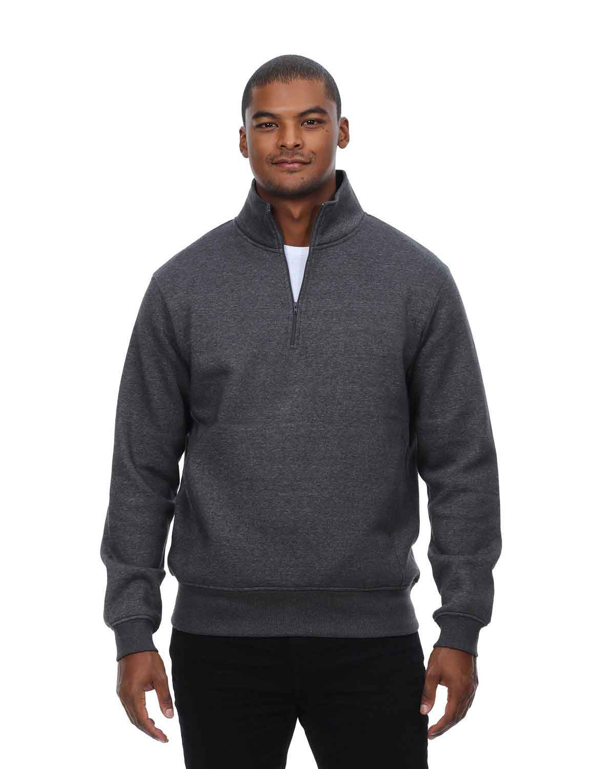 Threadfast 320Q Unisex Ultimate Fleece Quarter-Zip Sweatshirt