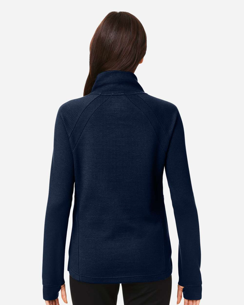 North End NE200W Women's Rhythm Waffle Pullover - BlankClothing.ca