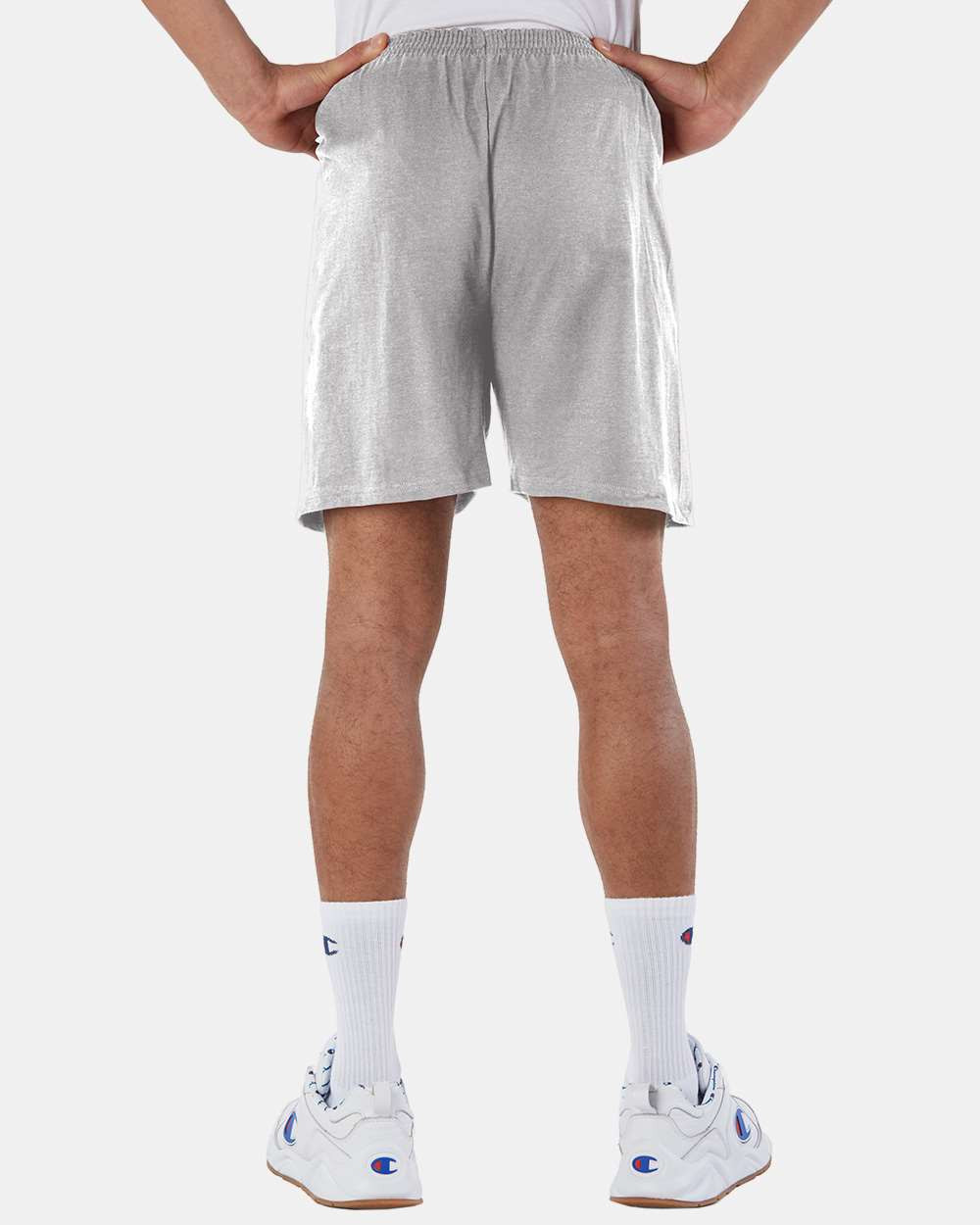 Champion 8187 Unisex Cotton Gym Shorts - BlankClothing.ca