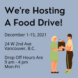 We're Hosting a Food Drive!