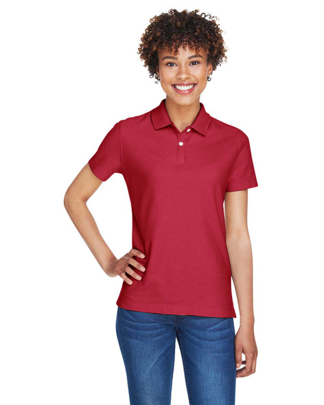 Devon & Jones DG150W Ladies' Drytec20 Performance Polo Shirt | Red