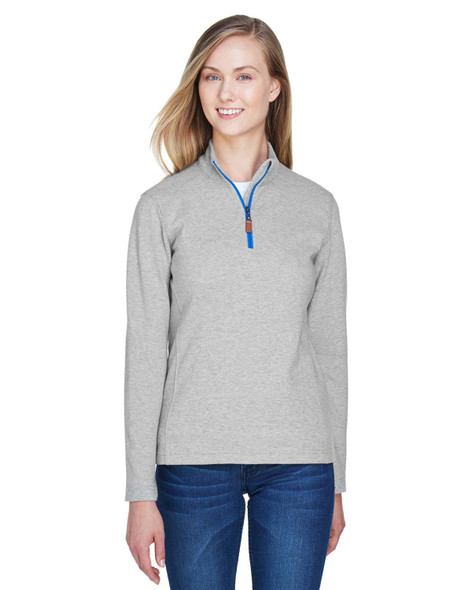 DT Devon & Jones DG440 Stretch Tech-Shell Compass Quarter Zip