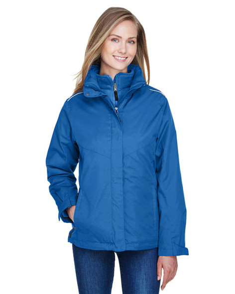 Core365 78205 Ladies' 3-in-1 Jacket with Fleece Liner | True Royal
