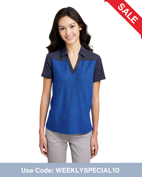 Core365 CE112CW Ladies' Fusion ChromaSoft Colorblock Polo Shirt