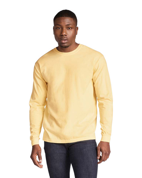 Comfort Colors C6014 Adult Heavyweight Long-Sleeve T-Shirt | Butter