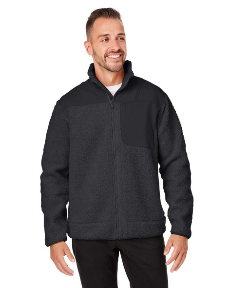 Spyder S17940 Unisex Venture Sherpa Jacket | Black