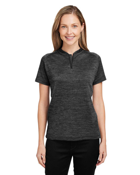 Spyder S17980 Ladies' Mission Blade Collar Polo Shirt | Black Jasper