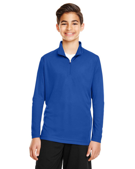 Team 365 TT31Y Youth Zone Performance Quarter-Zip Shirt | Sport Royal