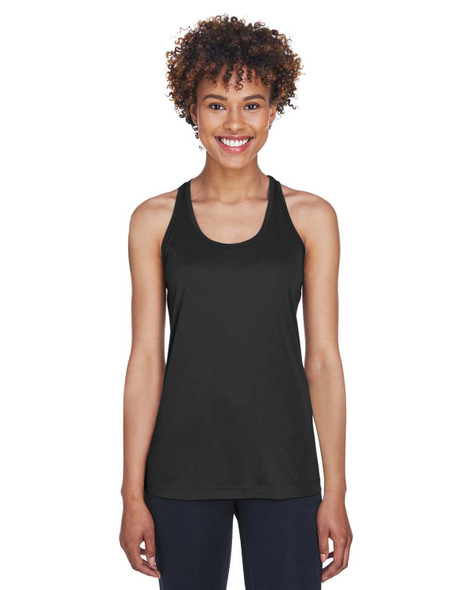 Team 365 TT11WRC Ladies' Performance Racerback Tank Top | Black