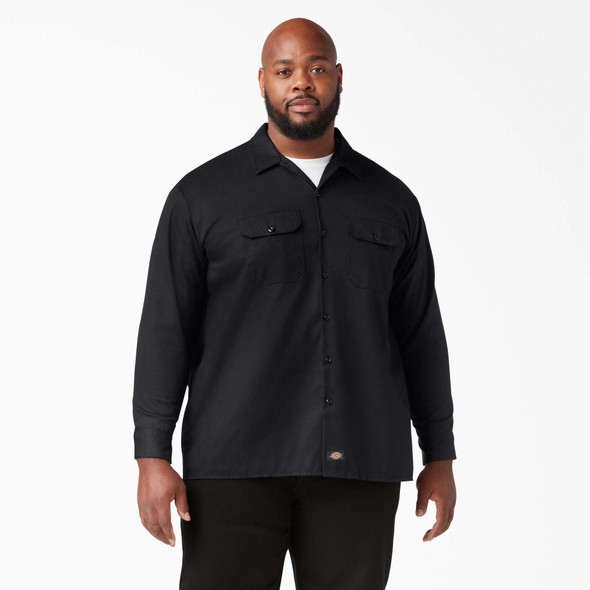 Dickies 574 Long-Sleeve Work Shirt | Black