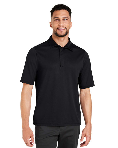 North End NE110 Men's Revive coolcore® Polo Shirt | Black