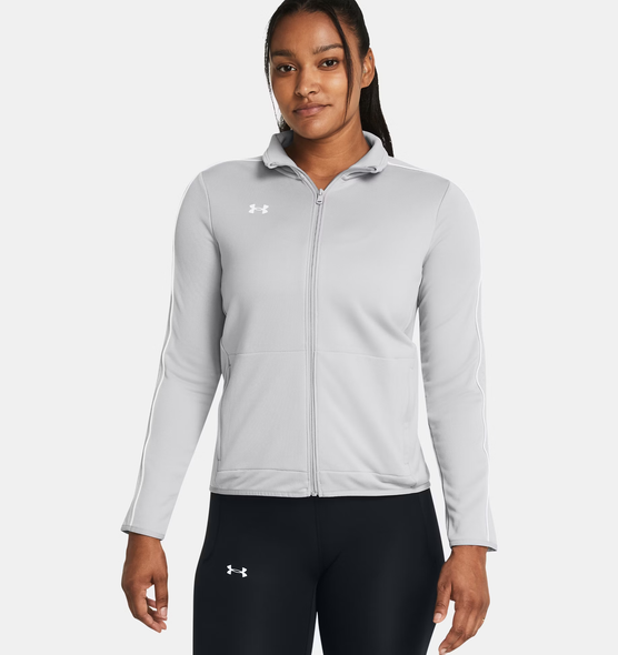 Under Armour 1383272 Ladies' Command Full-Zip 2.0 | Mod Grey/White