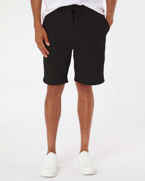Independent Trading Co. IND20SRT Midweight Fleece Shorts | Black Independent Trading Co. IND20SRT Midweight Fleece Shorts | Black
